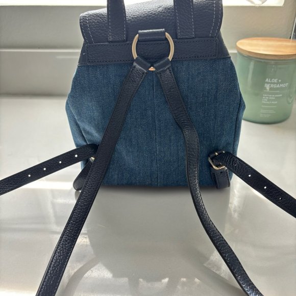 Coach Denim Pennie Backpack 22 - Picture 4 of 9